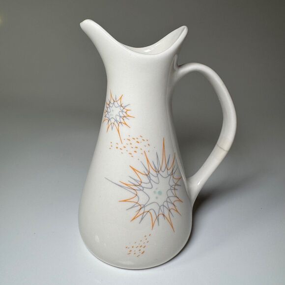 Impromptu Iroquois Other - VTG MCM Iroquois Impromptu Stellar Creamer Pitcher Ben Seibel Atomic Starburst